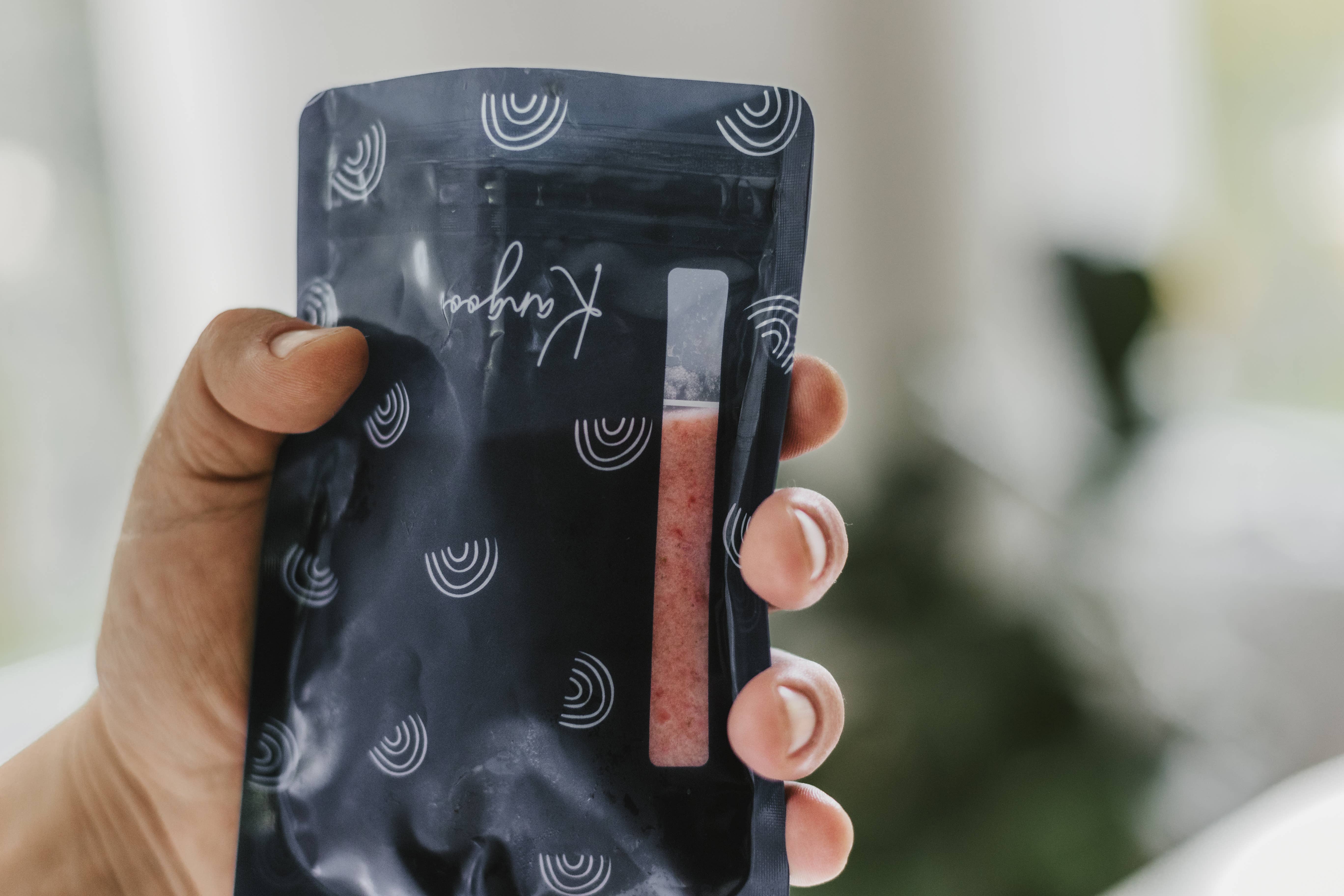 Kangoo et cie - Vente Sachet de conservation/film alimentaire - Pochettes réutilisables pour aliments pour bébés - Pochettes de stockage à presser 6x BOHO16