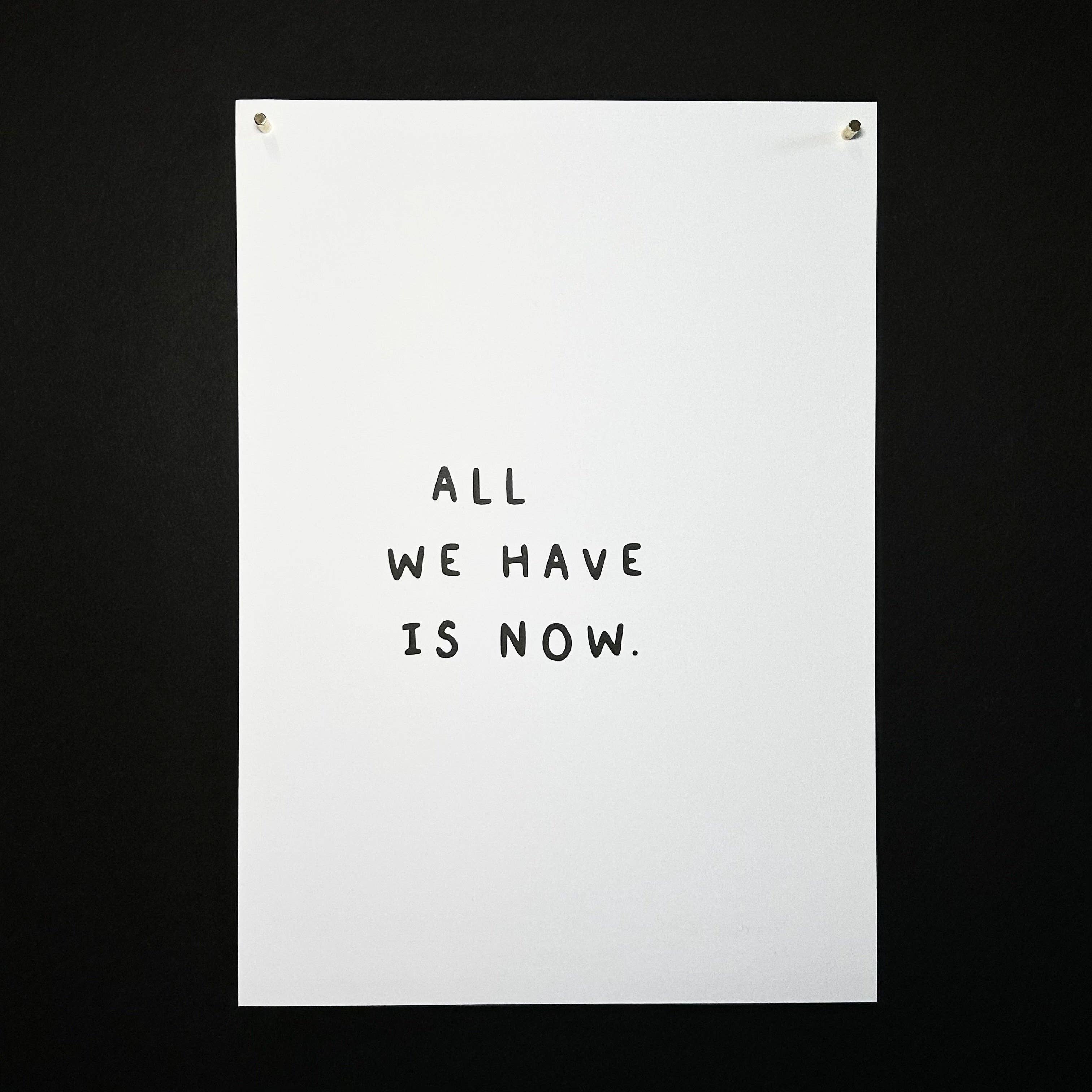 Love is the new black - Wholesale Poster - Alles, was wir haben, ist jetzt / Poster3