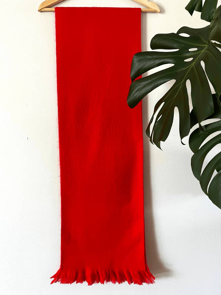 Jul Röd Alpacka halsduk för wholesale av Meraki Movement