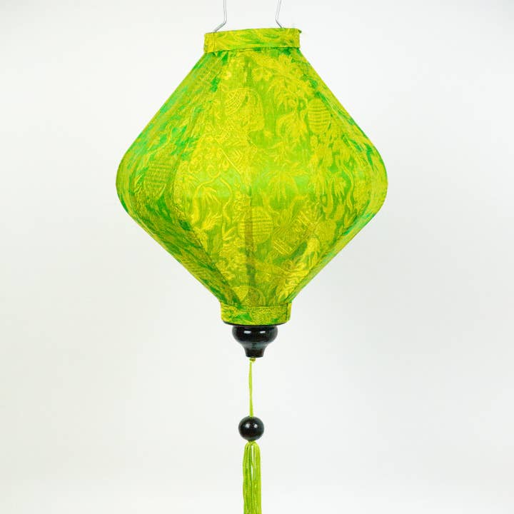 Makapli - Venta al por mayor Faroles - Linterna de seda Hoi An en forma de diamante5