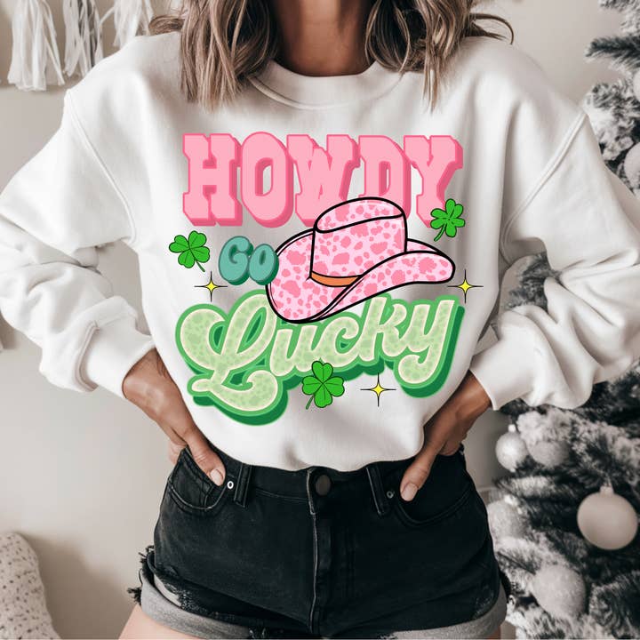 HOWDY LUCKY ST. PATRICKS DTF TRANSFER for wholesale by Remi Lee Transfers