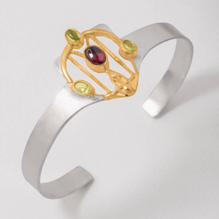 M Macdonald Gesso Inspired Bangle for wholesale by Paula Bolton Jewelry