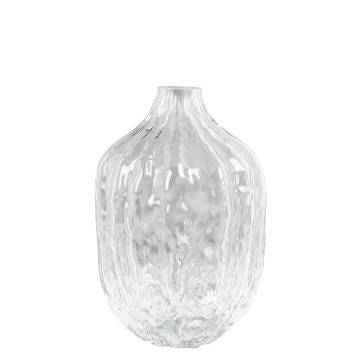 Ridged Glass Bottle - Sm for wholesale by HomArt