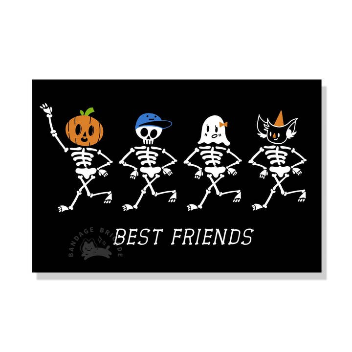 Aufkleber „Beste Freunde“ für den Großhandel von Bandage Brigade