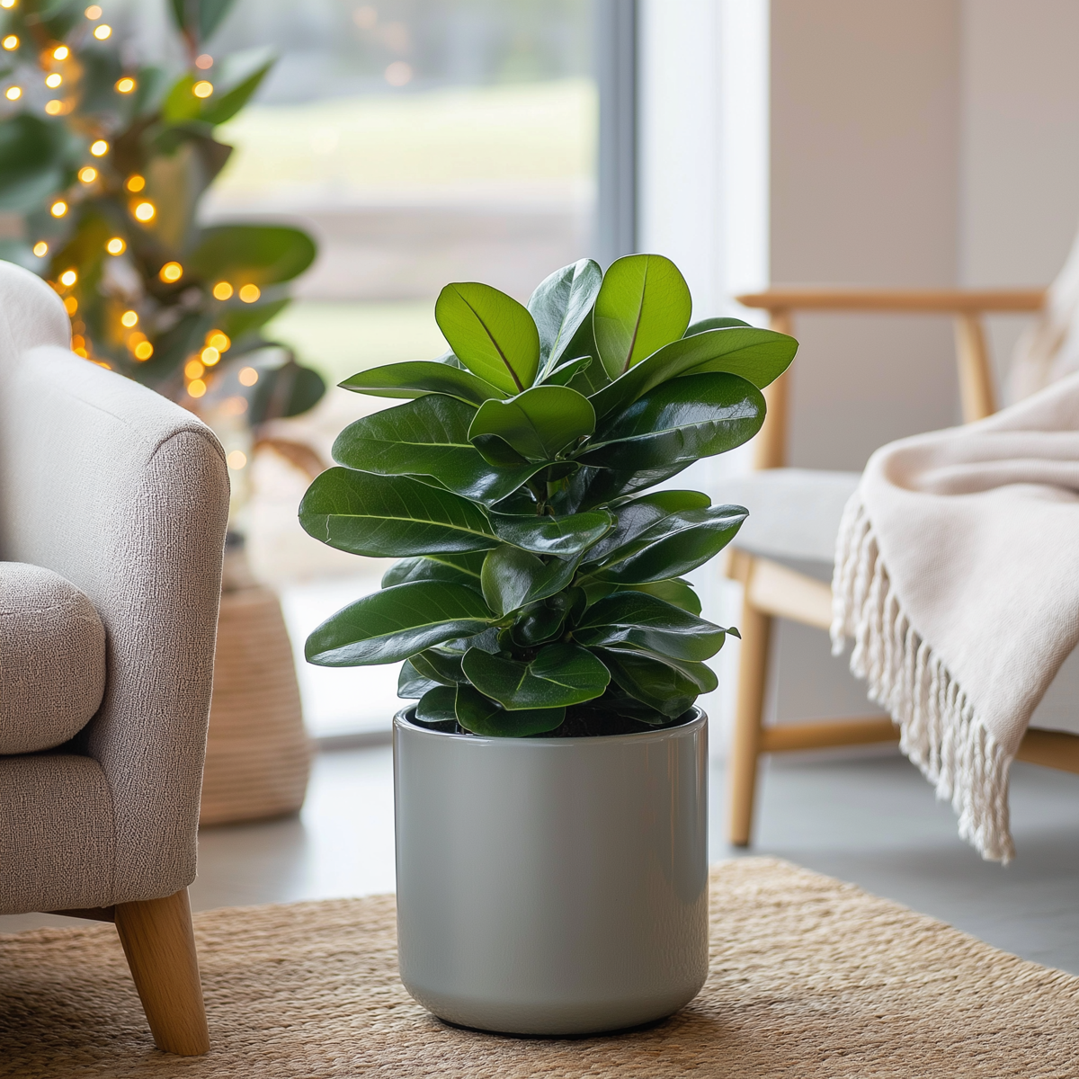 Oasis of Life - Wholesale Live plant - Clusia Balsam Apple – Clusia rosea 'Princess' – Height 50–60cm – Ø17cm – Air-purifying houseplant with large glossy leaves – Tropical green plant for living room & office7