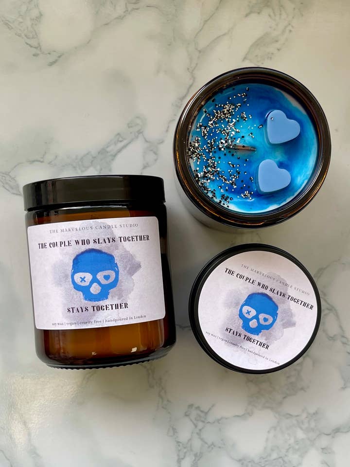 Lights Out Candle | Navessa Allen Josh Hammond Merch for wholesale by Marvelous Candle Studio