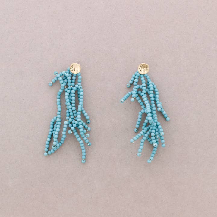 Sonata - Wholesale Kliksieraden - Flexibele Hangende Oorbellen Hars Kralen4