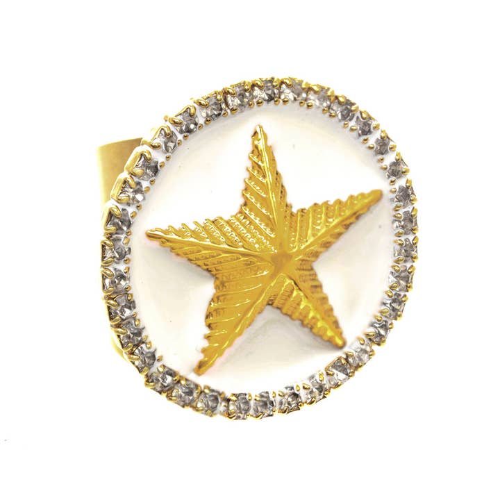 TOVA - Wholesale Cocktail/Statement Ring - Statement Star Ring