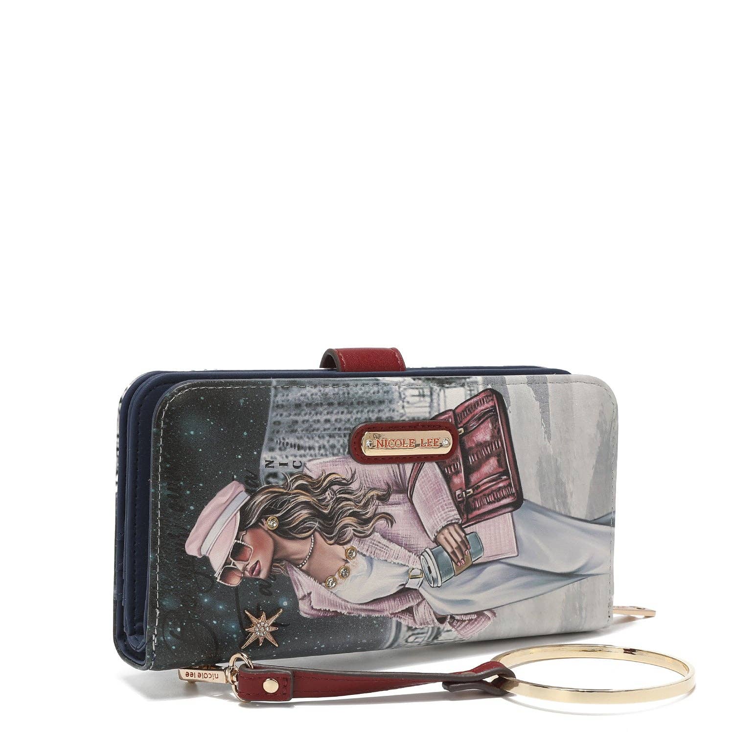 Nicole Lee – Carteira - Mulher por atacado – CARTERA IMPRESA MODA CON CREMALLERA57