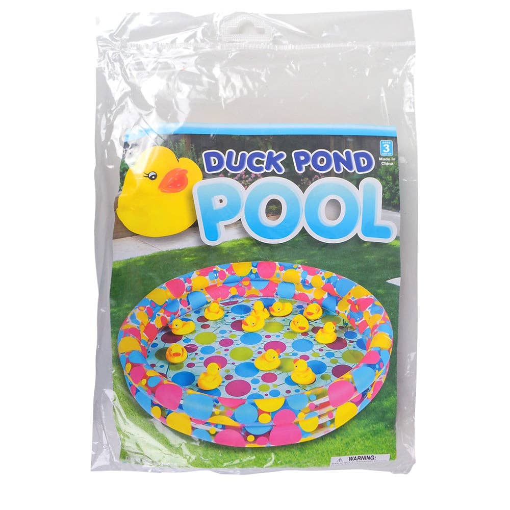 La Luna Bella - Toys - Vendita all'ingrosso Giocattolo gonfiabile - Bambini e neonati - Giocattolo gonfiabile LLB DUCK POND POOL INFLATE 3' X 6"4