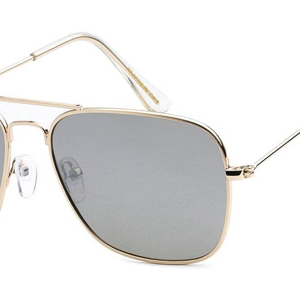 Polarized Aviator Color Mirror Sunglasses for wholesale by Luna Sunglasses