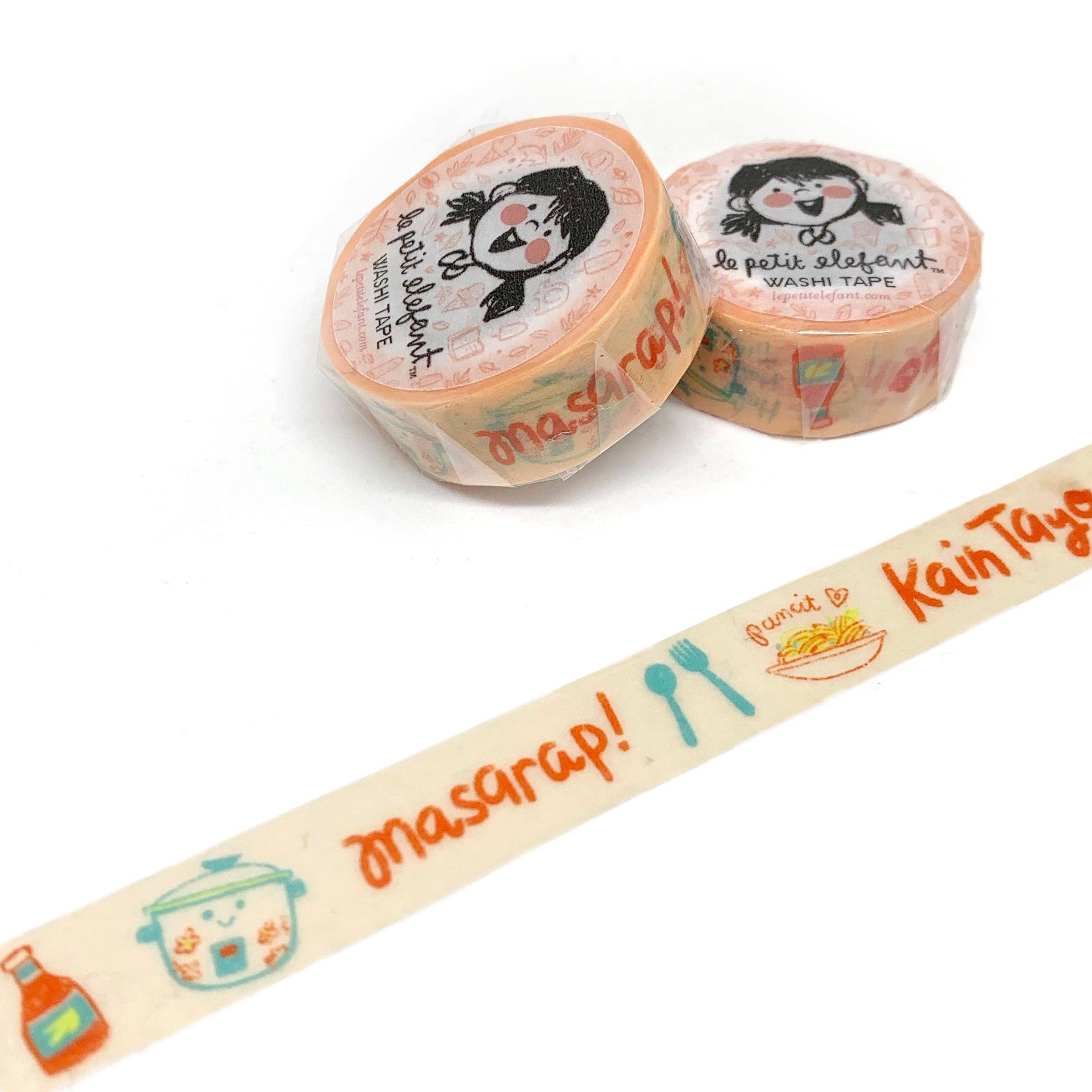 Le Petit Elefant - Wholesale Washi Tape - Filipino Food Washi Tape2