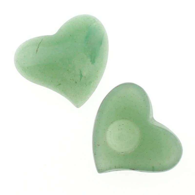 UniArt - Wholesale Spiritual Stone/Crystal - Heart Cabochon of Semiprecious Stones6