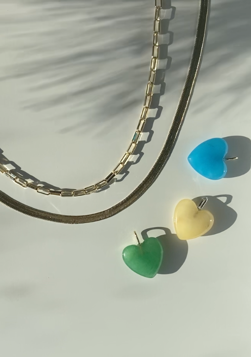 The Sis Kiss - Wholesale Link & Chain Necklace - Islander Paperclip Chain - Threader Chain Layer with Charms 3