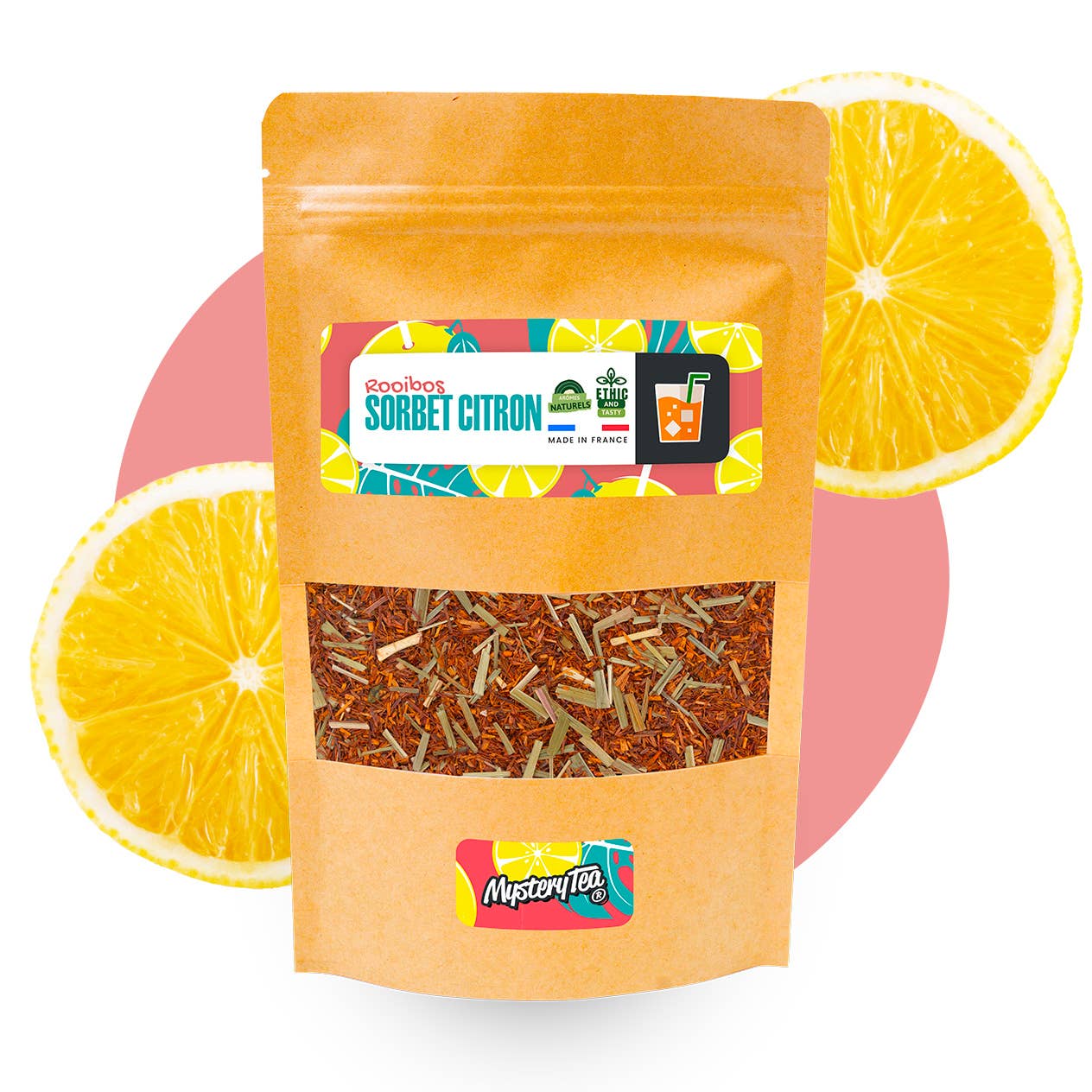 MysteryTea® - Wholesale Loose Tea - Lemon Sorbet - Bulk 1kg (Lemon Rooibos)0