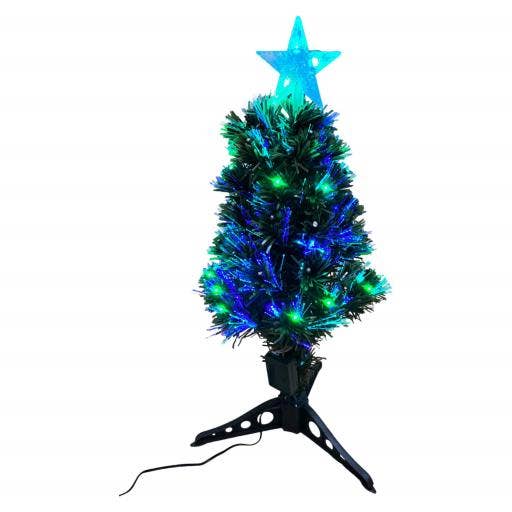 Arbre de Noël de 1,9 m pré-éclairé avec LED multicolores-207 pour la vente par International Gifts Ltd.