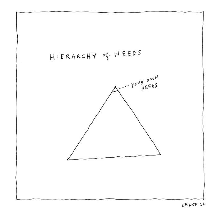 Impression typographique hiérarchique pour la vente par Liana Finck