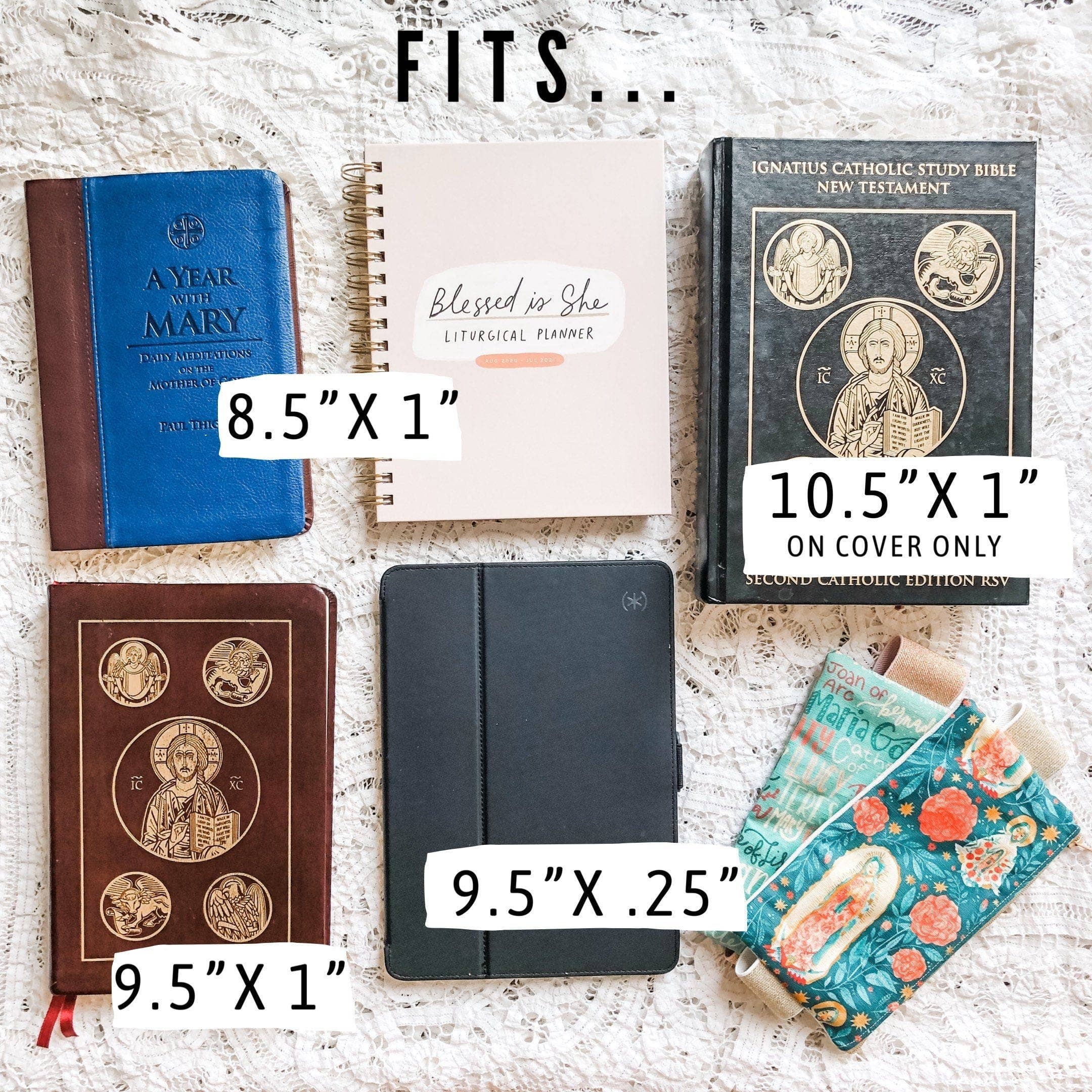 The Little Rose Shop - Wholesale Pouch - Women's - Surrender Prayer Catholic Bible/Planner Pouch4