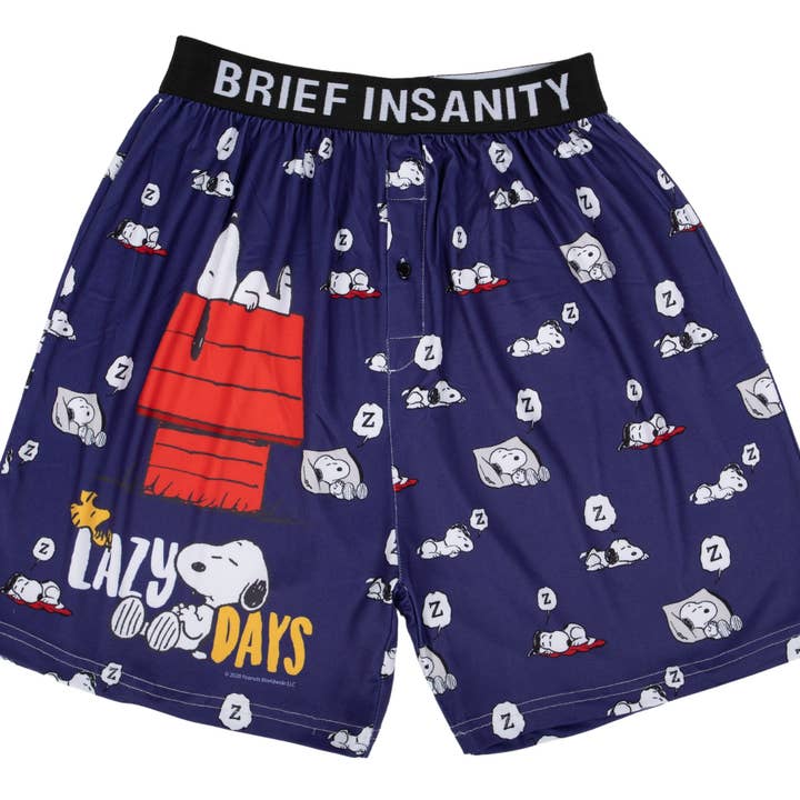 BRIEF INSANITY - Vente Sous-vêtements – homme - Boxers Snoopy Lazy Days4