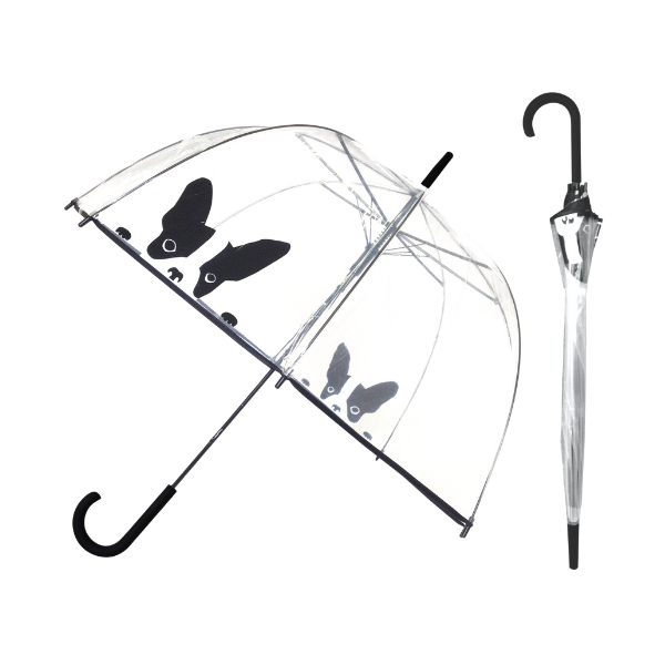 SMATI – wholesale Umbrella – Unisex – Pack of 6 Transparent Umbrellas – Cat and Dog1