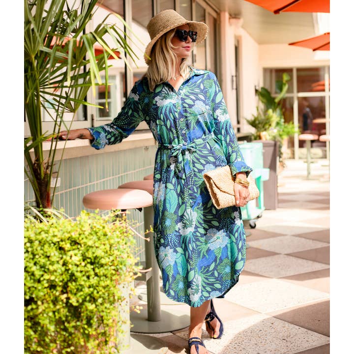 Meilleure vente août Midi Soirée Décontractée Ample SPR26 pour la vente par La Mer Luxe