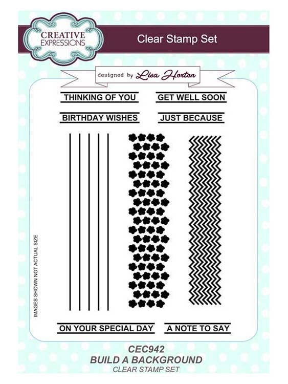 Bouw een achtergrond A5 Clear Stempelset voor wholesale door Ecstasy Crafts Distributing