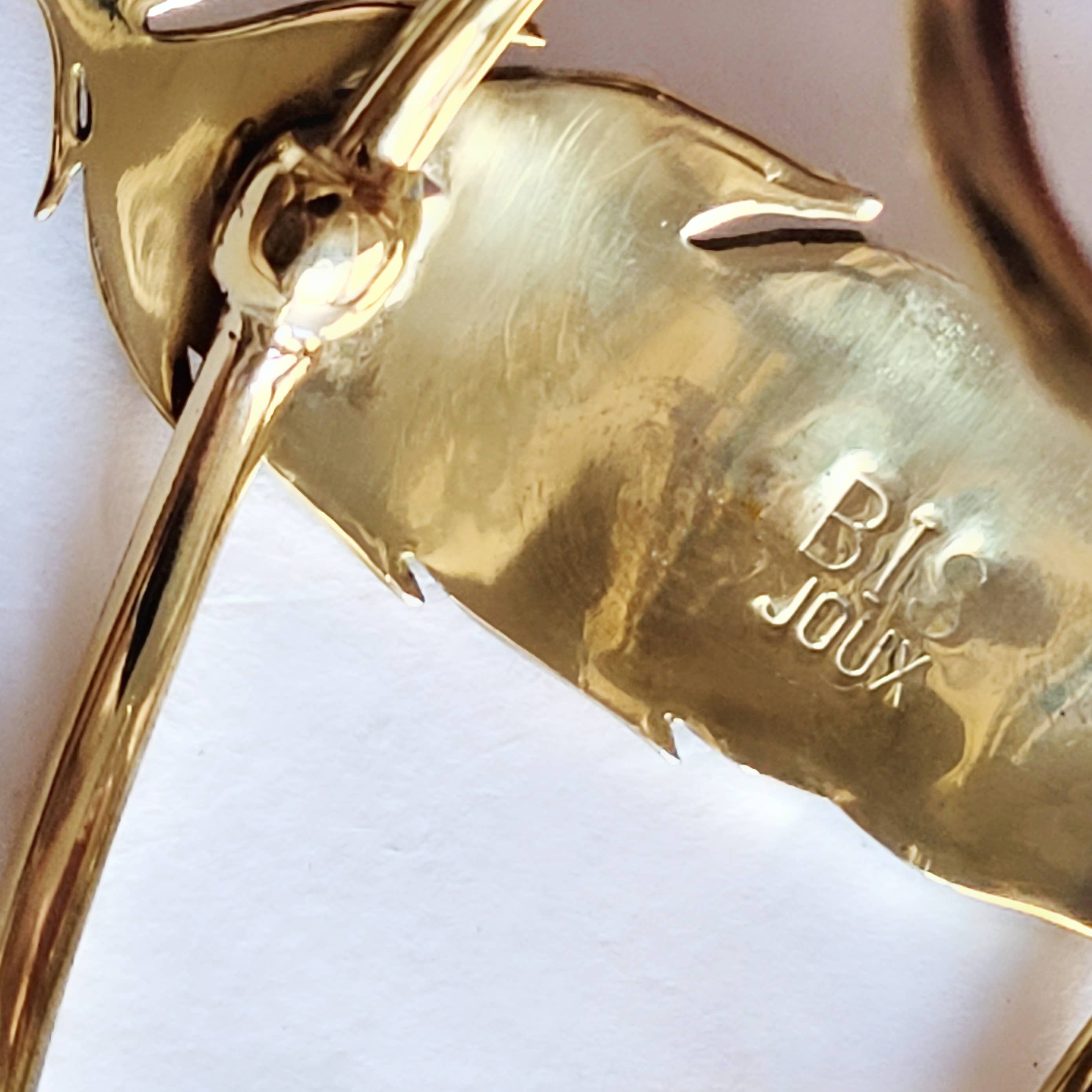 Bisjoux – Engroshandel Manchetarmbånd – Messing blad fjer håndlavede Cuff armbånd6