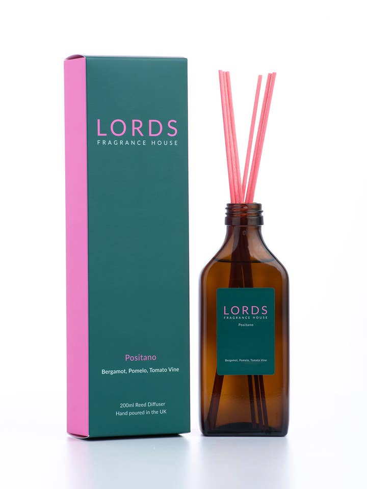 Positano Large Reed Diffusers | Long Lasting Reed Diffusers for wholesale by LORDS Fragrance House
