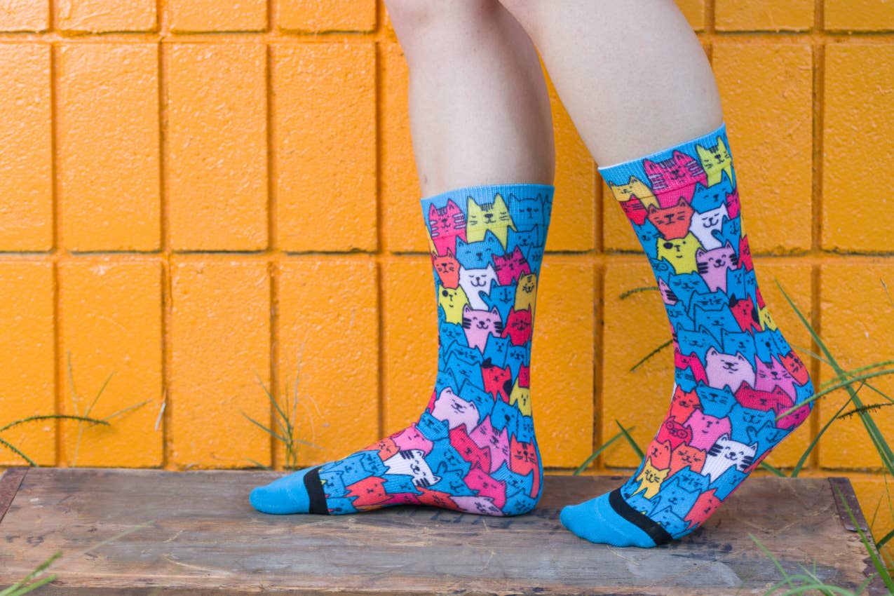 DivvyUp - Wholesale Socks - Unisex - Cat Breeds Socks3