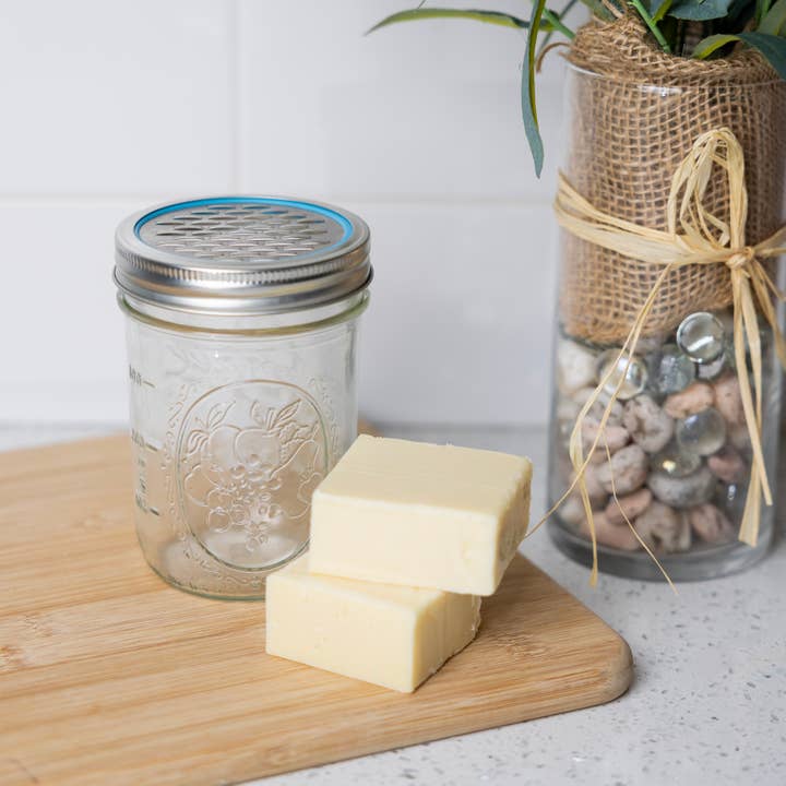 Fox Run Brands - Vente Ustensile/gadget de cuisine - Couvercles Râpe à Fromage et Zesteur d'Agrumes en Acier Inoxydable Jarware1