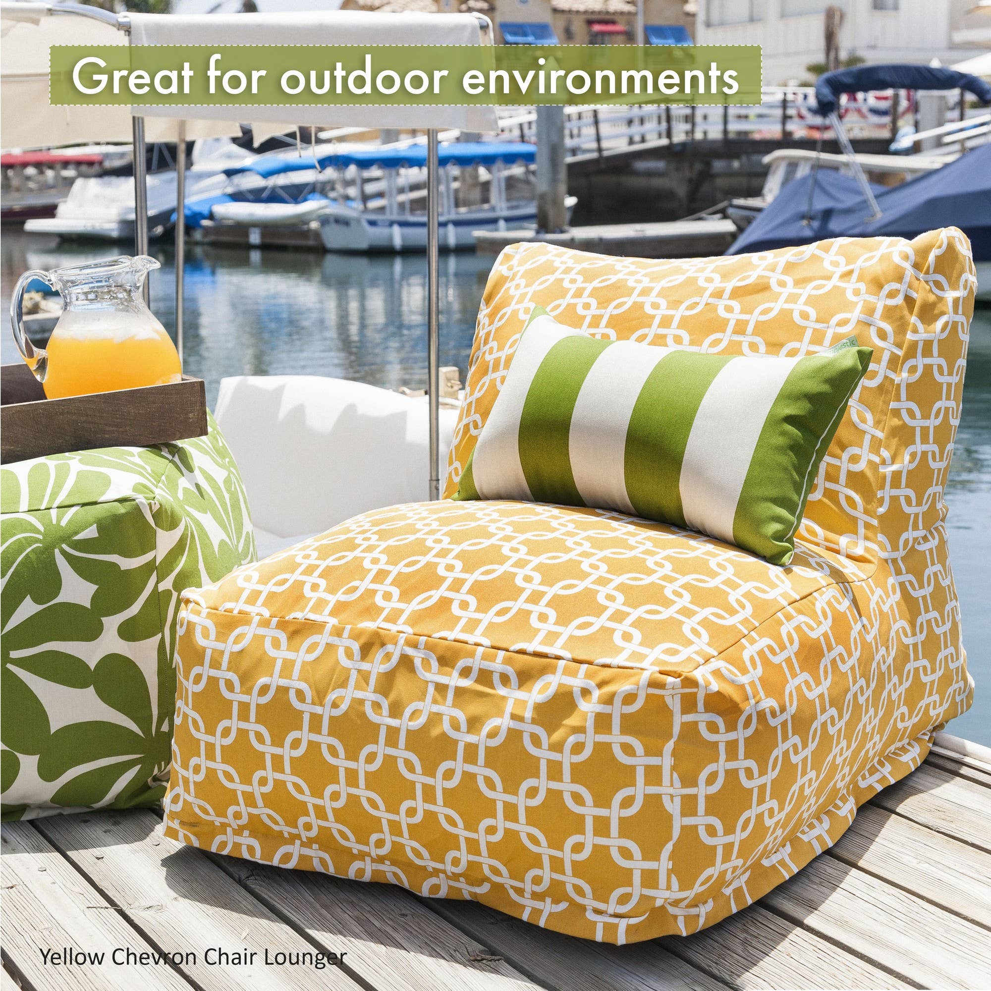 Majestic Home Goods - Wholesale Chair - Majestic Home Goods Black Vertical Stripe Chair Lounger3