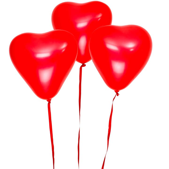 Hjärtformade ballonger 30cm, 8st, Valentine för wholesale av Designhouse95