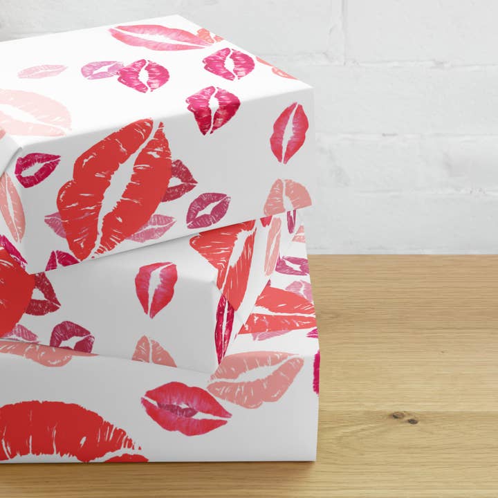 Kisses Wrapping Paper for wholesale by Wishbrush