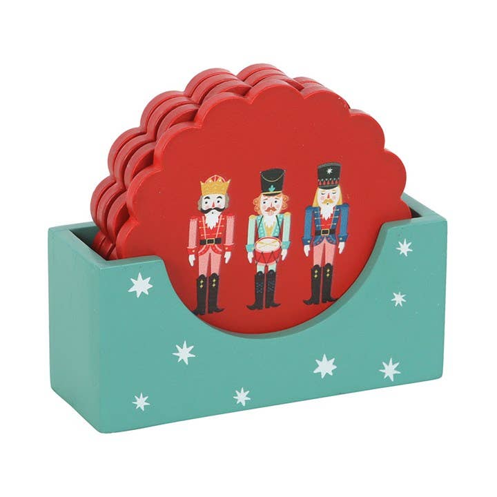 Something Different Wholesale - Wholesale Coasters - Nutcracker Christmas Coaster Set2
