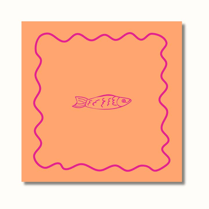 Orange Coastal Napkin for wholesale by Kurated