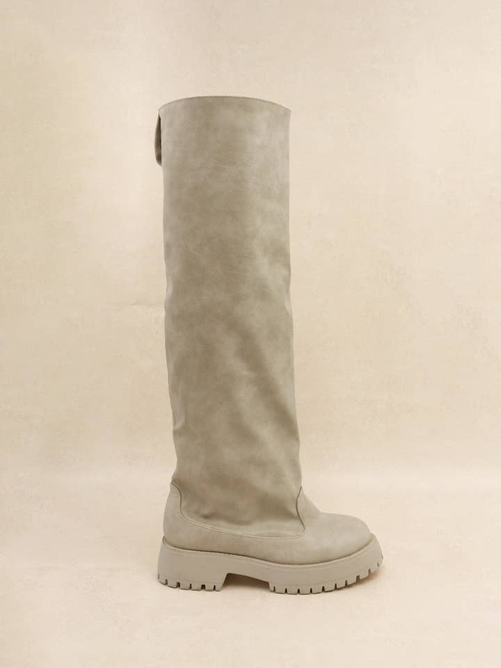 Lemonade Shoes – Engroshandel Støvler - Dame – CITY OF GOD høje slaskede støvler med robust sål9