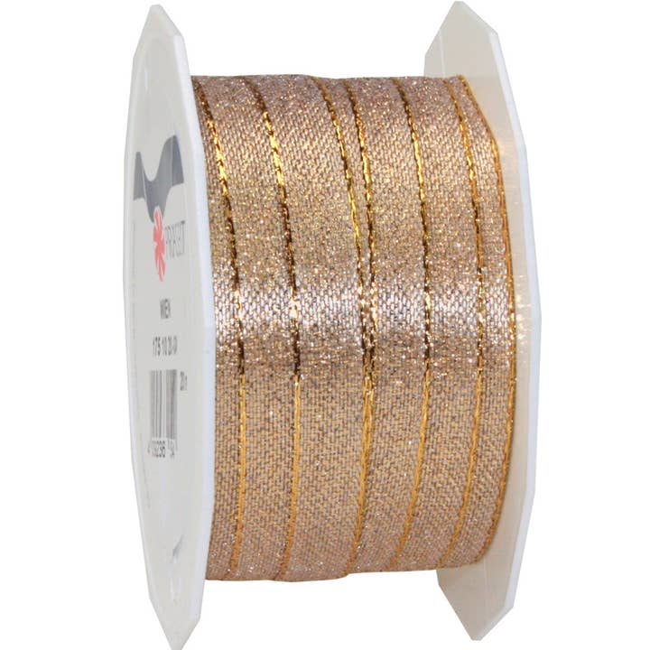Morex Ribbon - Wholesale Ribbon - Gift Wrapping - #174 Wien Metallic Gold, Silver or Red Ribbon3