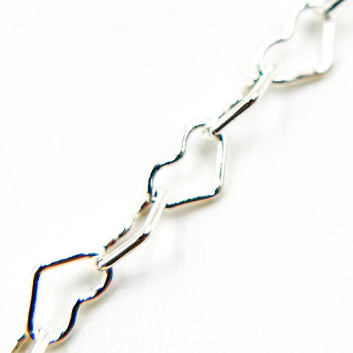 Tresor Jewelry Inc. - Wholesale Link & Chain Necklace - A35/SPSS. 925 Sterling Silver Heart Link Chain5