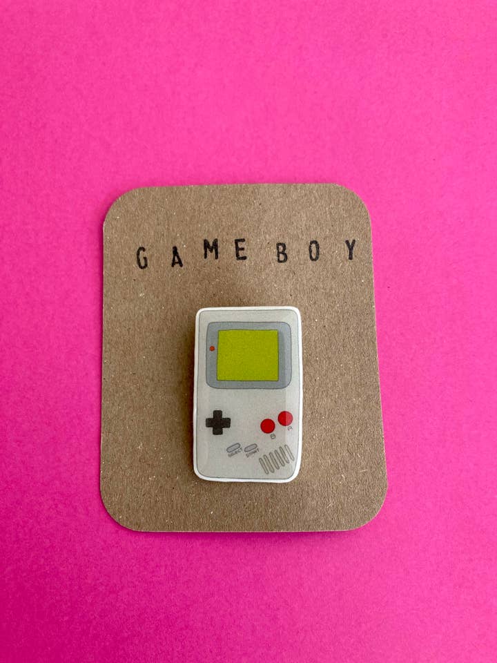 Distintivo de game boy retrô por atacado de RatBeanKat