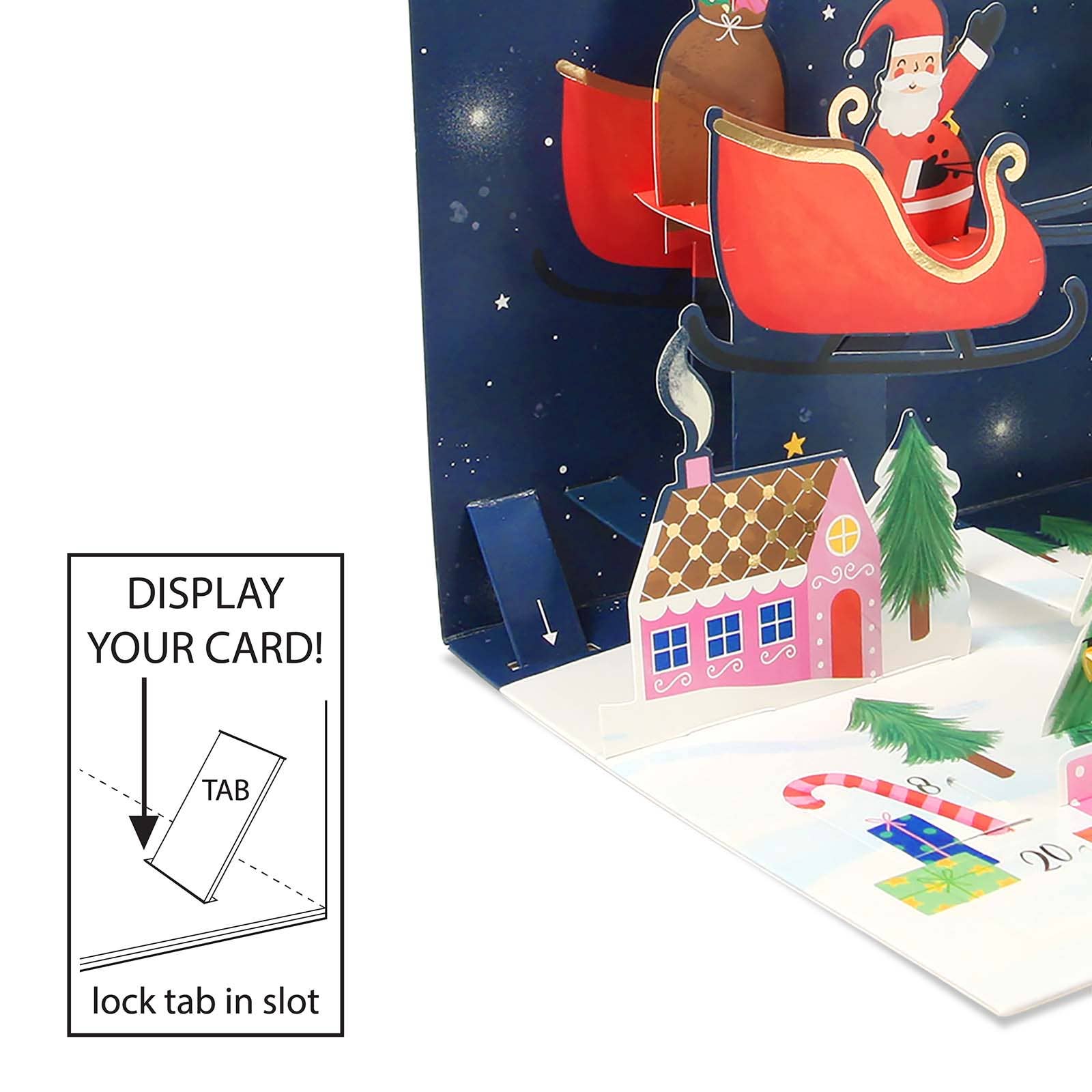 Up With Paper - Wholesale Advent Calendar - Pop-Up Advent Calendar with Lights- Holiday Gift & Decor4