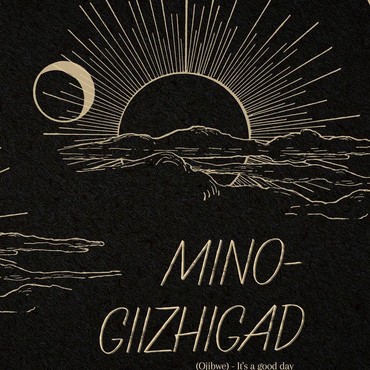 Eagle Woman Prints - Wholesale Art Print - Mino-Giizhigad - It's A Good Day - Anishinaabe Art Print1