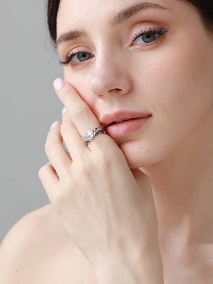 Anelli Pretty Nugget – Gioielli Minimalisti Celestiali per la vendita all'ingrosso da parte di Leto Accessories