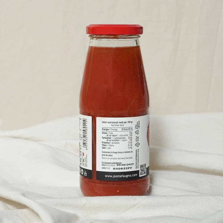 OLIO DI SERRA - Wholesale Sauce - Organic Tomato Passata - Organic Tomato Purée (446ml)2