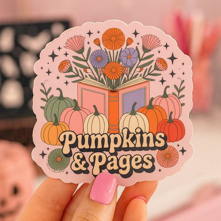 Græskar & Sider Udstanset Klistermærke for engroshandel hos Auburn Row Design