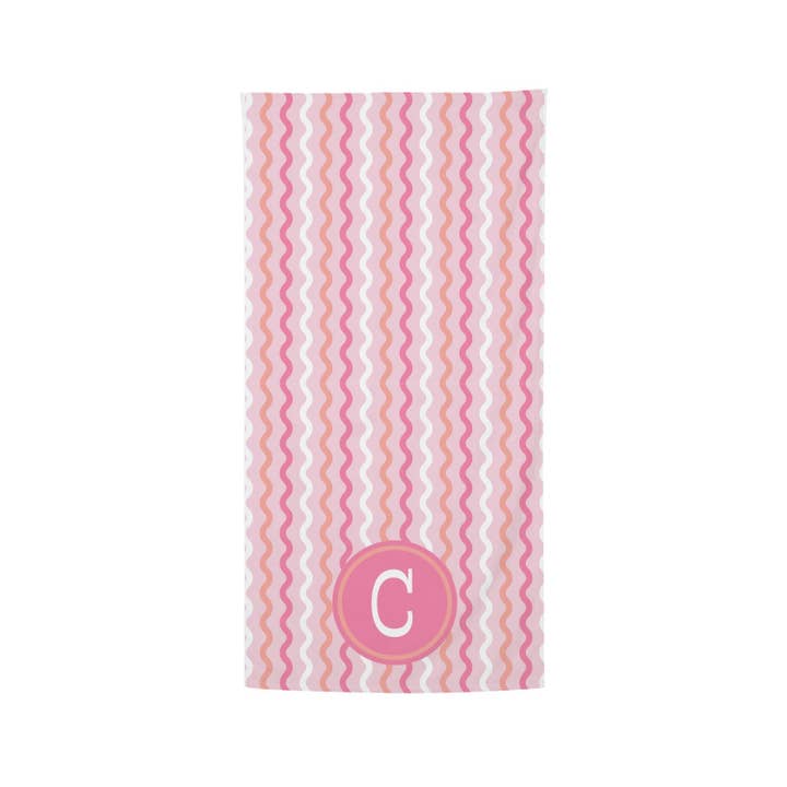 Mary Square - Wholesale Beach Towel - Initial Beach Towels
