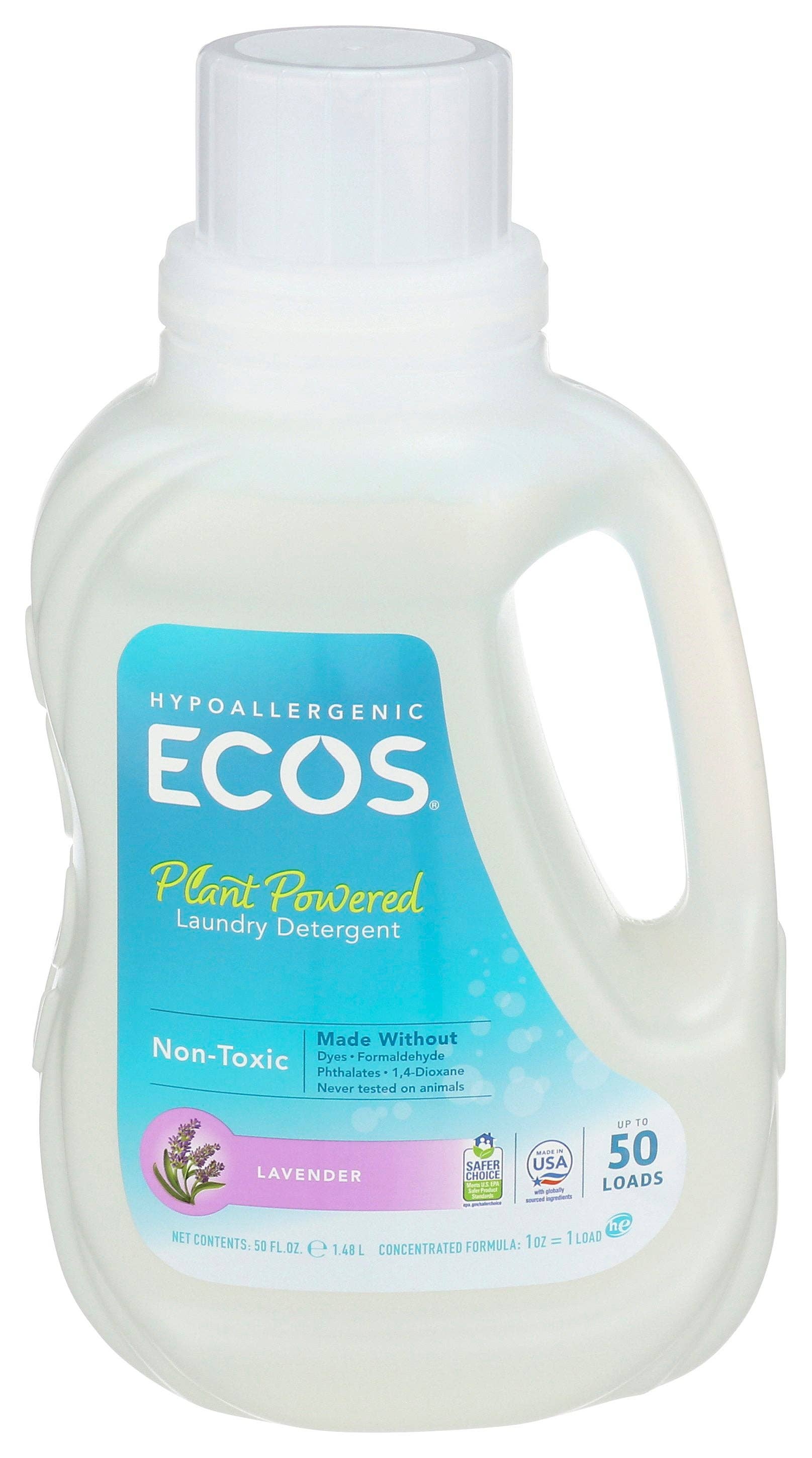 Everyday Supply Co - Wholesale Laundry Detergent Powder/Pods - ECOS LNDRY LAVENDAR 50Z - Case of 8