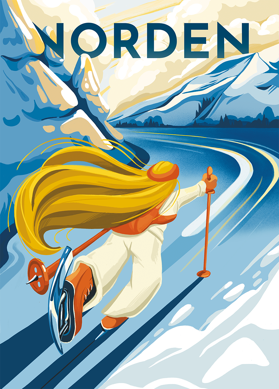 Come to Finland - Wholesale Keychain - Unisex - Norden on Ice by Lotta-Li Alftberg, Keyring0