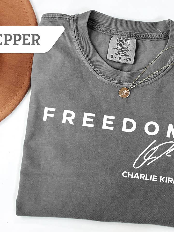Comfort Colors Charlie Kirk Freedom Shirt, Freedom Sweater and other Purchase Wholesale freedom tee. Free Returns & Net 60 Terms on Faire trending on Faire.