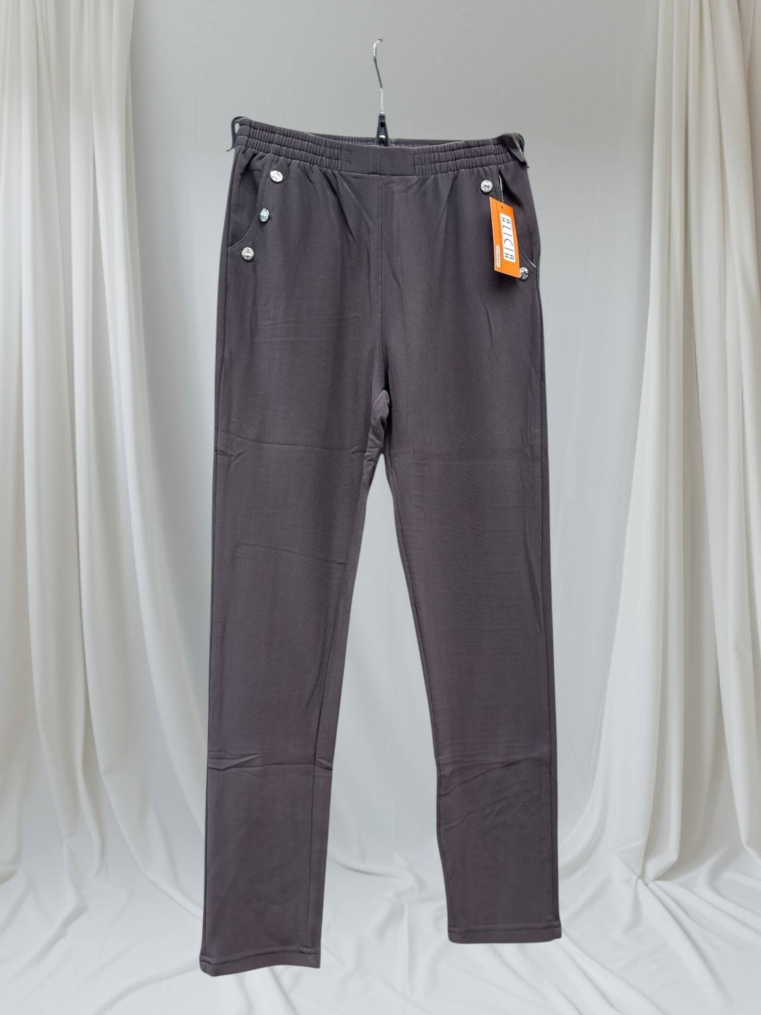 Saturne Paris - BIG SIZE EXCLUSIVE - Wholesale Pants - Women's - Plus Size - lightweight trousers, elasticated3