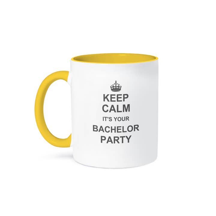 3dRose - Wholesale Coffee Mug - 3dRose, Keep Calm its your Bachelor Party - humorous stag night fun - funny carry on parody for groom crew, Mug